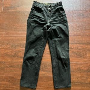 Vintage high waist black Girbaud jeans 7/8